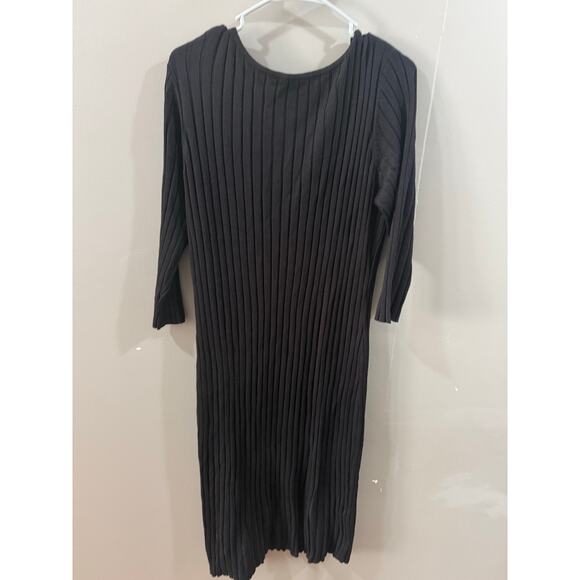 NWT 18/20 Ashley Steward black knitted sweater dress - Picture 2 of 5